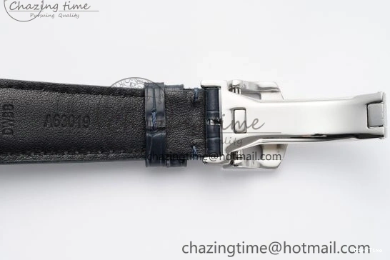 MIROTIME 0413 ZeroBulk Portuguese Real PR IW500715 SS AZF 1:1 Best Edition White Blue Dial on Blue Leather Strap A 7034